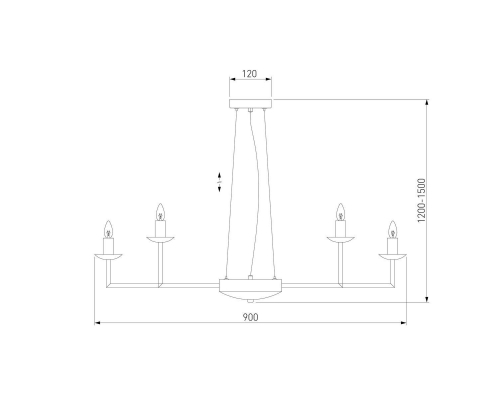 Люстра Eurosvet Cariso 60150/18 хром