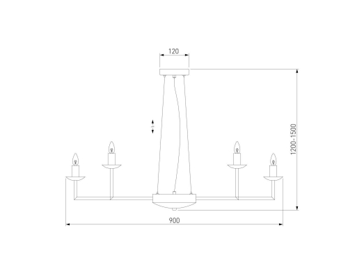 Люстра Eurosvet Cariso 60150/18 хром