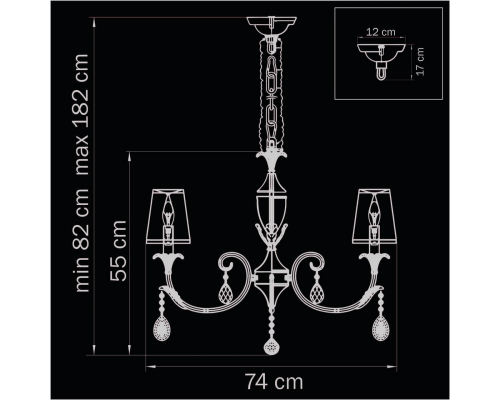 Люстра Lightstar Cappa 691082