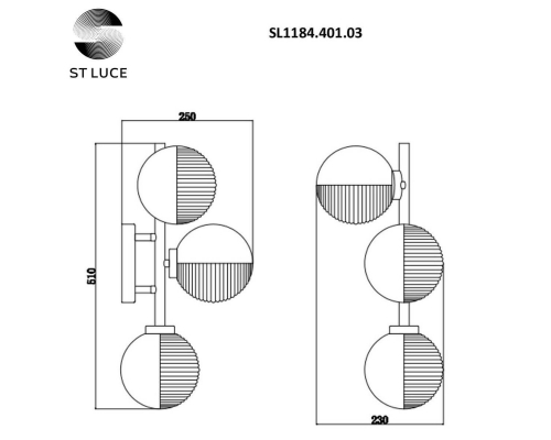 Бра ST Luce Todo SL1184.401.03