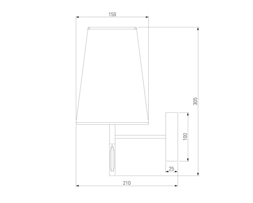 Бра Eurosvet Milazzo 60137/1 золото