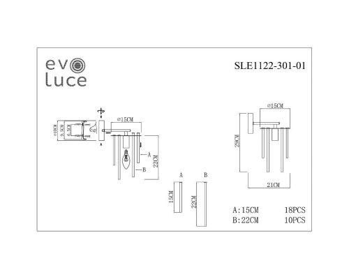 Бра Evoluce Lynden SLE1122-301-01