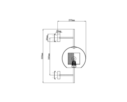 Бра Vele Luce Coro VL5524W41