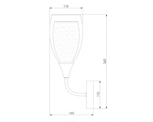 Бра Eurosvet Cosmic 50285/1 золото