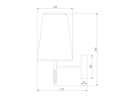 Бра Eurosvet Milazzo 60137/1 золото