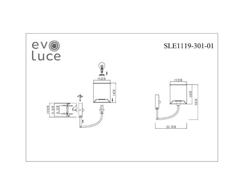 Бра Evoluce Ellisse SLE1119-301-01