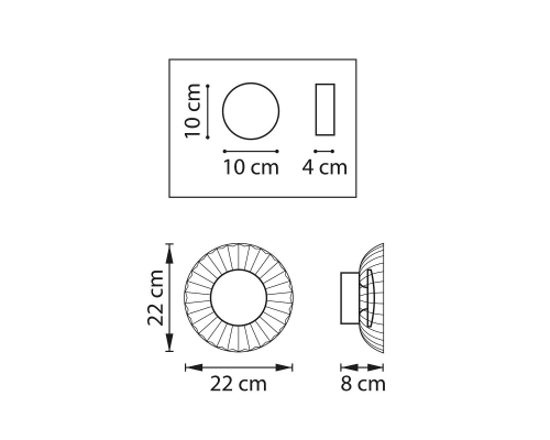 Бра Lightstar Celesta 809015