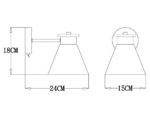 Бра Arte Lamp Tyler A1031AP-1WH