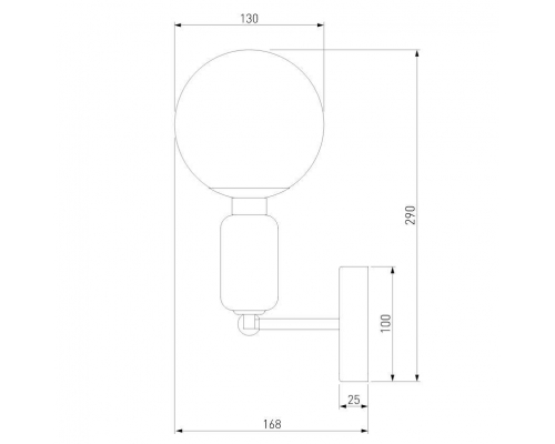 Бра Eurosvet Bubble 50251/1 белый