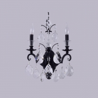 Бра Crystal Lux Magnifico AP2 Black/Transparent