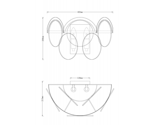 Бра Moderli Komo V7083-2W