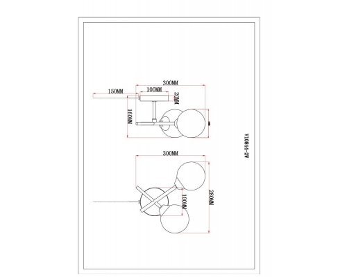 Бра Moderli Molecule V10844-2W