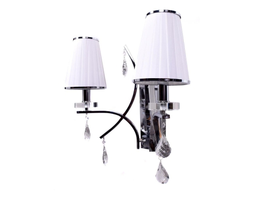 Бра Lumina Deco Glamour LDW 66247-2 WT+CHR