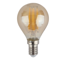 Лампа светодиодная филаментная ЭРА E14 7W 2700K золотая F-LED P45-7W-827-E14 gold Б0047016