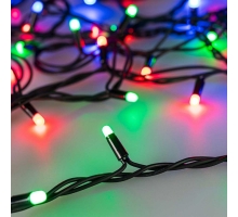 Уличная светодиодная гирлянда Ardecoled нить 24V разноцветная ARD-String-Pro-10000-Black-95Led-Milk-Live RGBW-DMX 031755