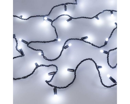 Уличная светодиодная гирлянда Ardecoled нить 230V белый ARD-String-Classic-1000-Black-100Led-Milk-Pulse White 031652