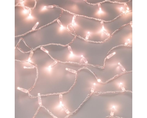 Уличная светодиодная гирлянда Ardecoled нить 230V розовое золото ARD-String-Classic-10000-Clear-100Led-STD Rose Gold 025789