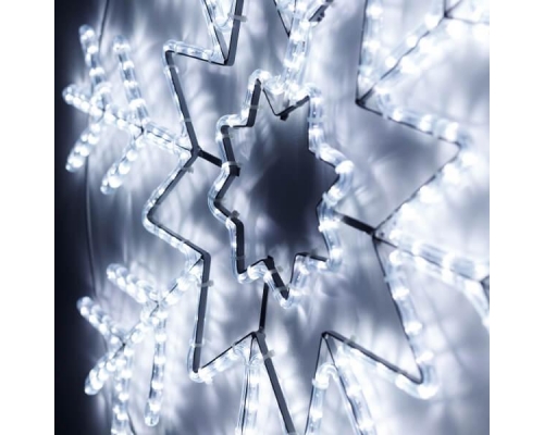 Светодиодная фигура Ardecoled Снежинка ARD-Snowflake-M8-950x950-540Led White 034254