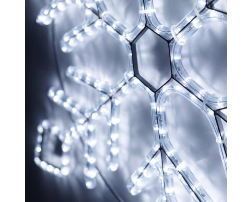 Светодиодная фигура Ardecoled Снежинка ARD-Snowflake-M9-900x900-360Led White 034256