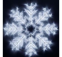 Светодиодная фигура Ardecoled Снежинка ARD-Snowflake-M8-950x950-540Led White 034254