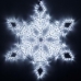 Светодиодная фигура Ardecoled Снежинка ARD-Snowflake-M9-900x900-360Led White 034256