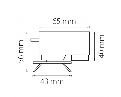 Адаптер для шинопровода Lightstar Asta 592029