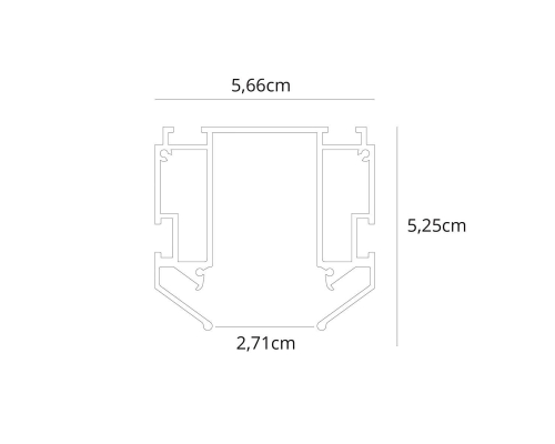 Профиль для накладного магнитного шинопровода Arte Lamp LINEA-ACCESSORIES A620205