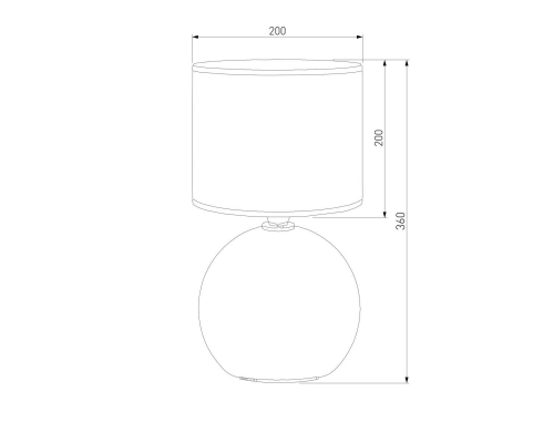 Настольная лампа TK Lighting 5087 Palla