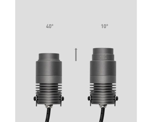 Уличный светодиодный светильник Arlight ALT-RAY-ZOOM-R52-8W Warm3000 (WH, 10-40 deg, 230V) 042676