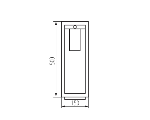 Садовый светильник Kanlux VIMO 50 SE-BR 34987