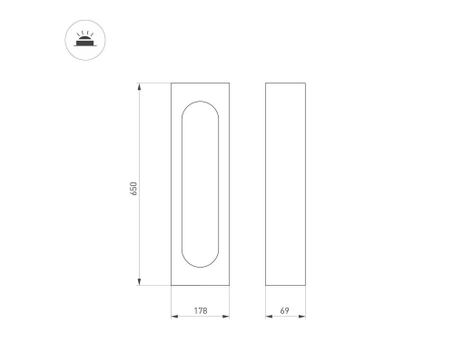 Уличный светодиодный светильник Arlight LGD-Muse-Boll-H650-12W Warm3000 037524