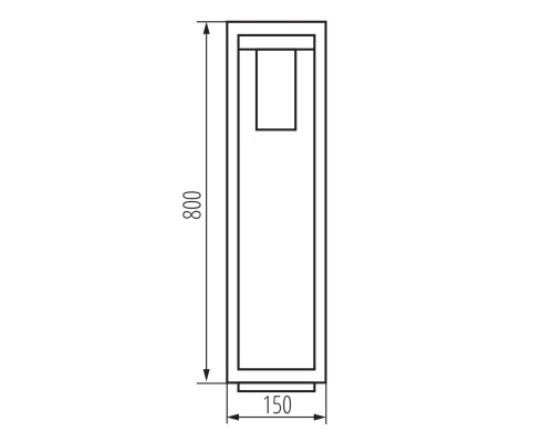 Садовый светильник Kanlux VIMO 80 B 34988