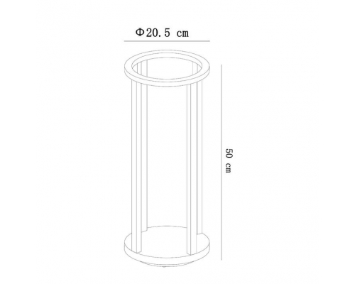 Уличный светодиодный светильник Arte Lamp Hassaleh A3370PA-1BK