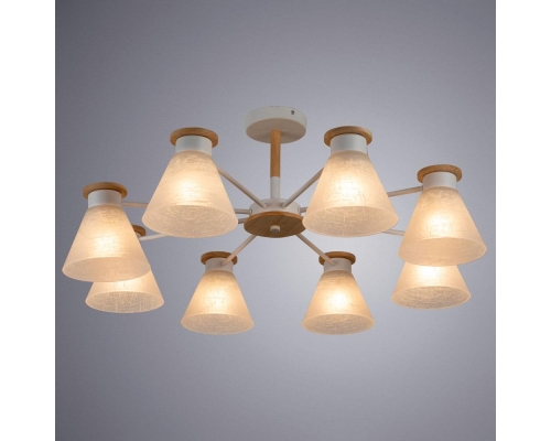 Потолочная люстра Arte Lamp Tyler A1031PL-8WH