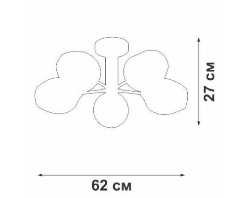 Потолочная люстра Vitaluce V3956-8/5PL