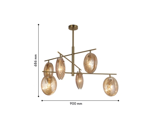 Люстра F-Promo Media 4485-6C