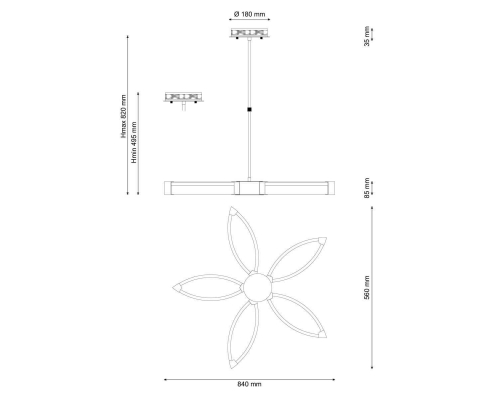 Люстра Lucia Tucci Modena 172.5 LED