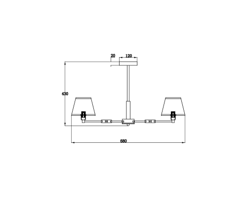 Потолочная люстра Vele Luce Adele VL4003L06