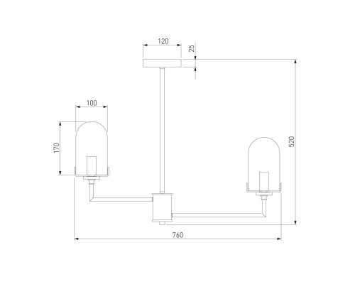 Люстра Eurosvet Pluto 60156/8 хром