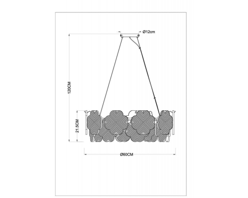 Люстра Arte Lamp Mallika A4077SP-7GO