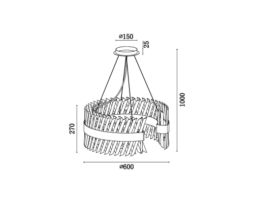 Люстра Vele Luce Lion VL3015P14