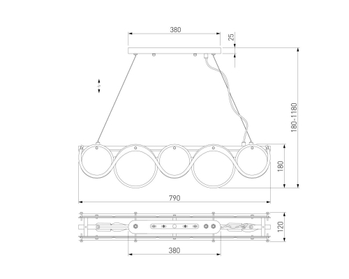 Люстра Bogates Galicia 354/4 Smart