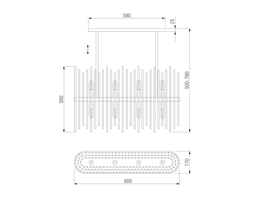 Люстра Bogates Allure 485/8