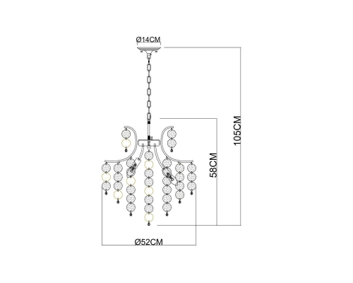 Люстра Arte Lamp Pipirima A4089LM-6AB