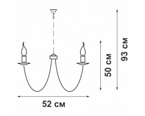 Люстра Vitaluce V1398/5