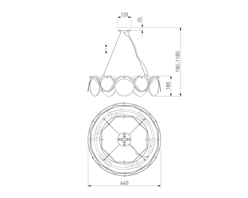 Люстра Bogates Galicia 354/6 Smart