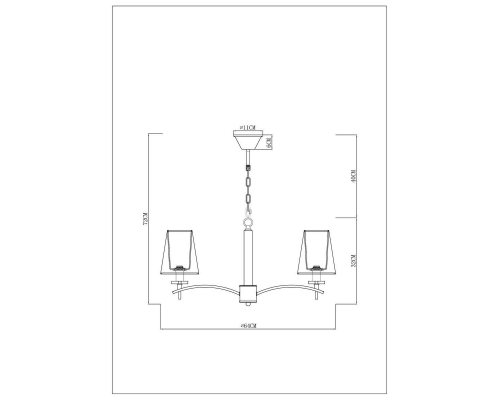 Люстра Arte Lamp Kensington A4098LM-5CC