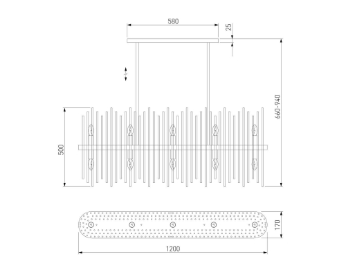 Люстра Bogates Allure 486/10