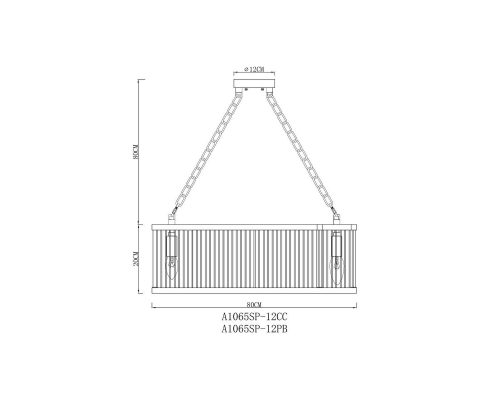 Люстра Arte Lamp Anetta A1065SP-12PB