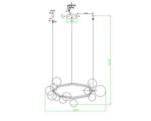 Люстра Kink Light Иона 09408-15,19